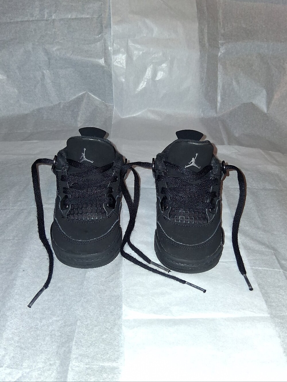Jordan 4 Black Cat Sneakers, size 7C